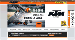 Desktop Screenshot of ktm-nantes.com