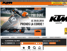 Tablet Screenshot of ktm-nantes.com